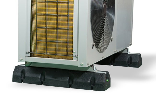 Easyflex Rubber Feet for Split AC Outdoor Unit, (Pack of 2)