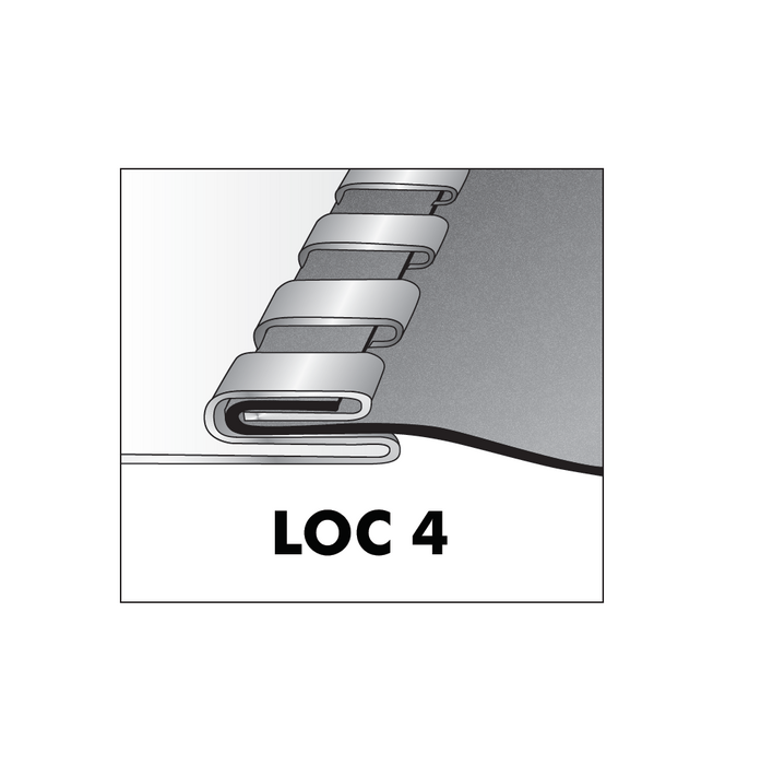Easyflex 9.45" x 82 ft. Rox Flexible Duct Connector, 28 ga. (1.77" x 5.9" x 1.77")