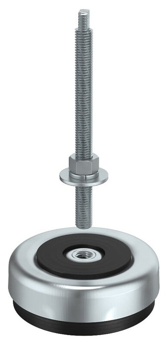 Easyflex VibraSystems Universal Antivibration Levelers For for lathe and milling machines, punch presses, heavy-duty printing machinery, shears, brakes, injection molding machines, and grinders