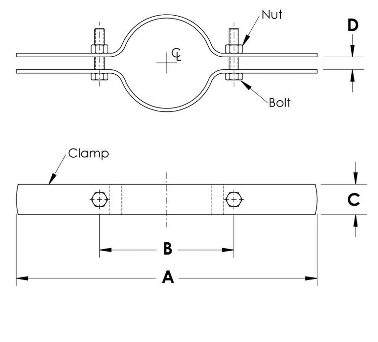 Easyflex VibraSystems Pipe Riser Clamp