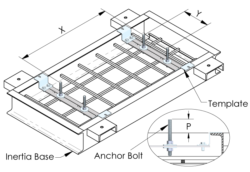 Easyflex VibraSystems Templates Antivibration Inertia Base