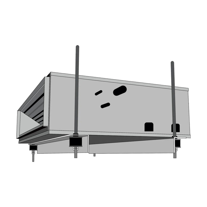 Anti-Vibration Hanging Kit to suspend light-duty HVAC equipment, ductwork, piping, or other mechanical systems