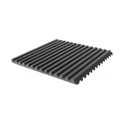 Easyflex VibraSystems Ribbed Rubber Mounting Pad for Chillers, HVAC, Air Compressor, Washer and Dryer, Air Conditioner Units, Pack of 4