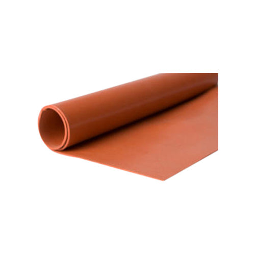 Easyflex VibraSystems Silicone Rubber Sheet, Red (Per sq.ft)